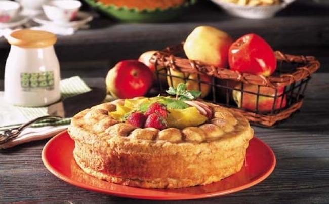 Budín de manzanas
